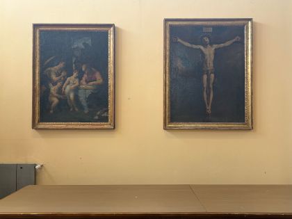 Due dipinti tra Cinquecento e Seicento dall'ex asilo Barzellotti