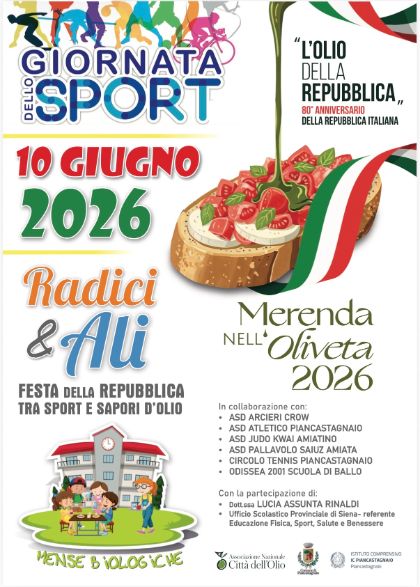 Il 10 giugno torna la Giornata dello Sport