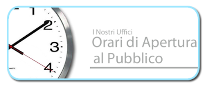 ORARIO UFFICI ORARIO UFFICI