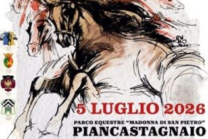 Corse di cavalli a pelo il 5 luglio a Piancastagnaio 2026