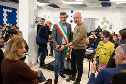 Il Taglio del nastro della nuova sede della Filarmonica